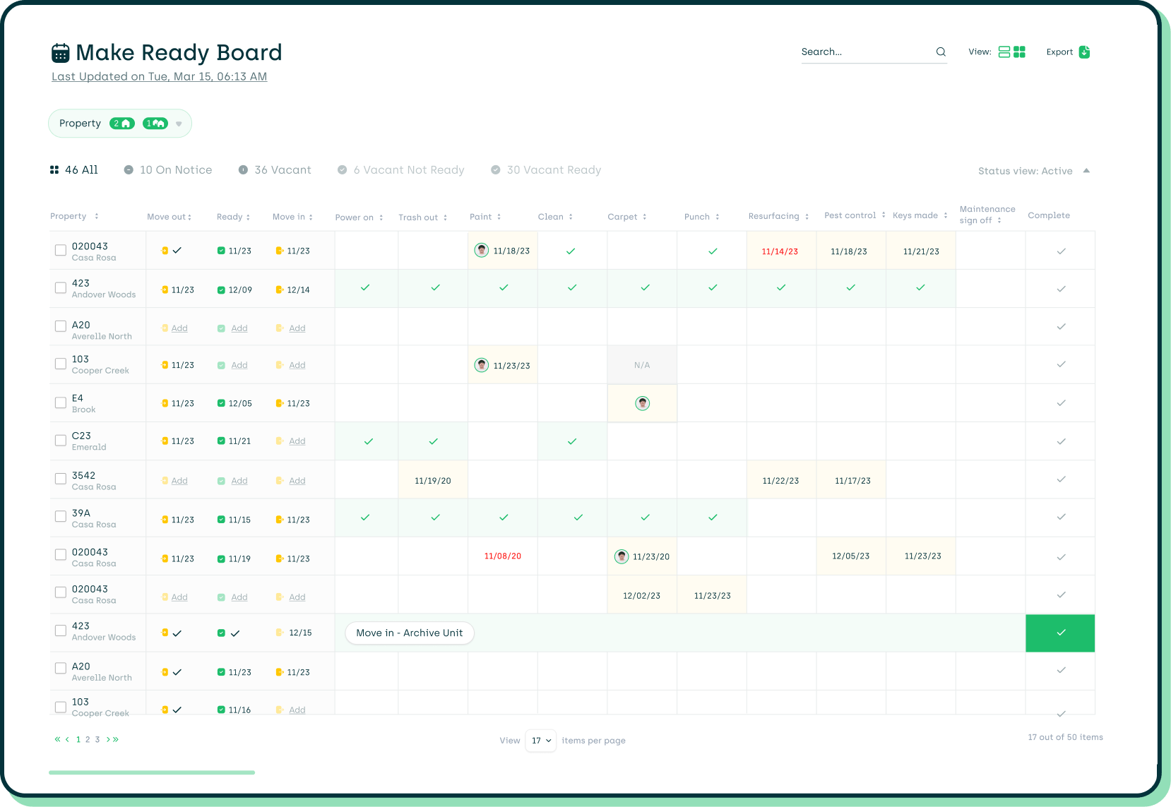 screenshot of our updated make ready board--get ready to throw those whiteboards away!