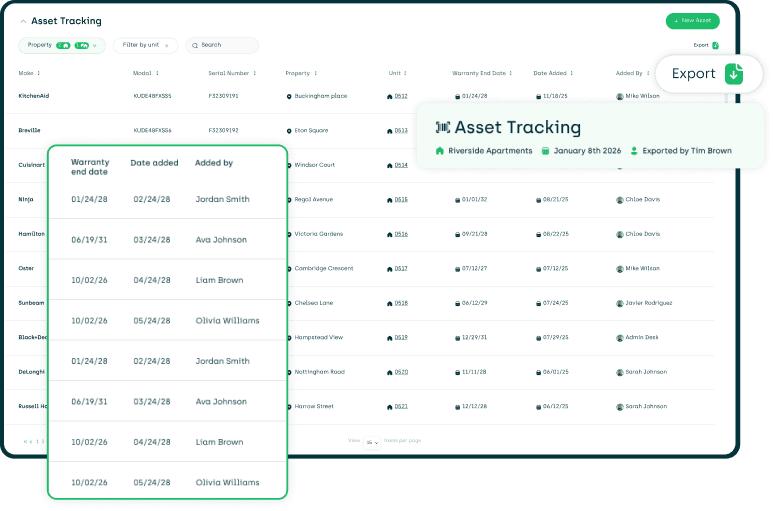 AppWork asset tracking inventory management