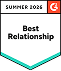 G2 Best Relationship badge for property management