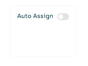 animation of our auto assign feature